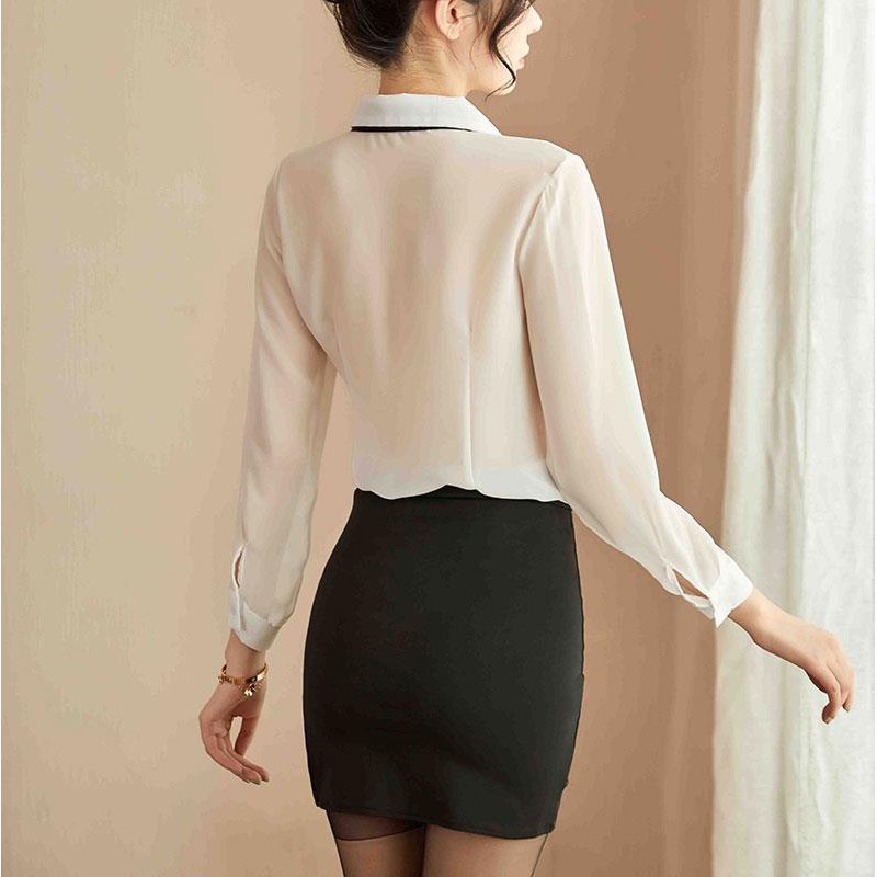 Set áo sơ mi chân váy cosplay thư ký cô giáo | BigBuy360 - bigbuy360.vn