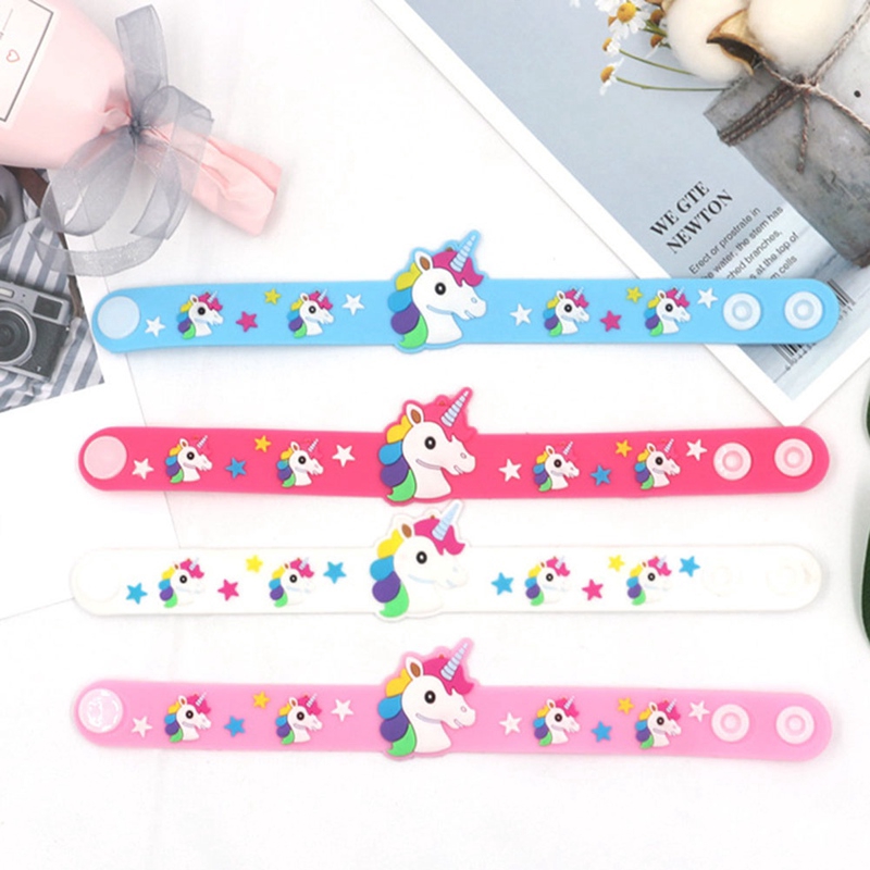 Vòng tay silicone hình kỳ lân hoạt hình dễ thương cho trẻ em | BigBuy360 - bigbuy360.vn