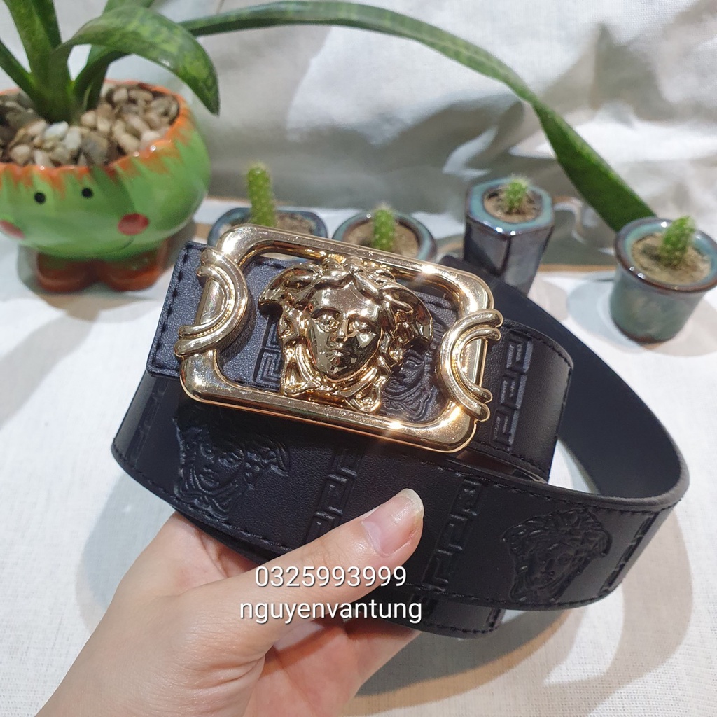 Thắt lưng nam Versace. Dây lưng Versace. Nhiều mặt khóa đủ màu dây