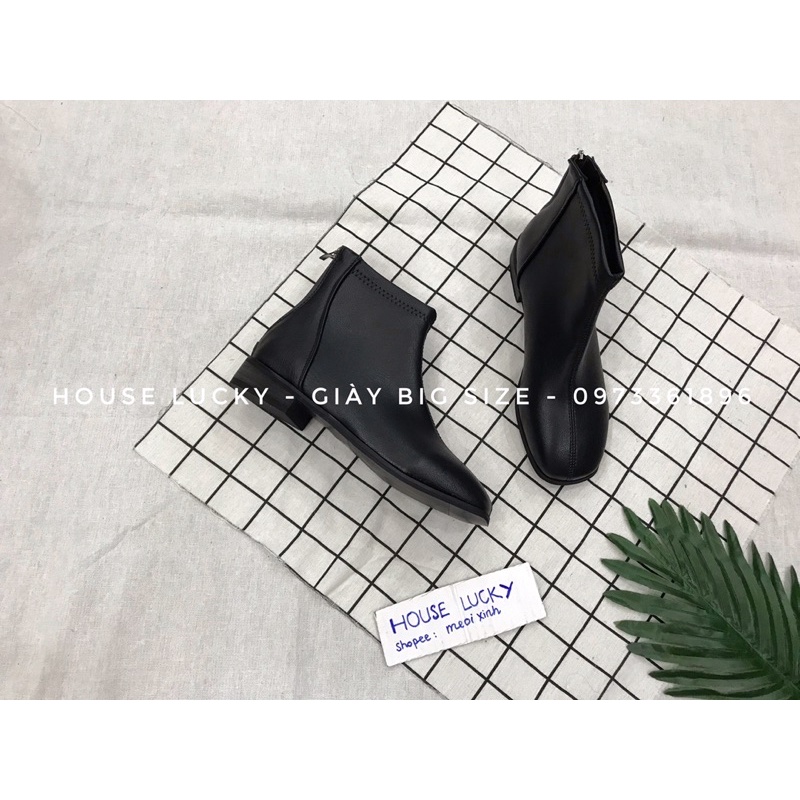 (ORDER) Bốt da trơn đế thấp 2p BIG SIZE (35-43) | BigBuy360 - bigbuy360.vn