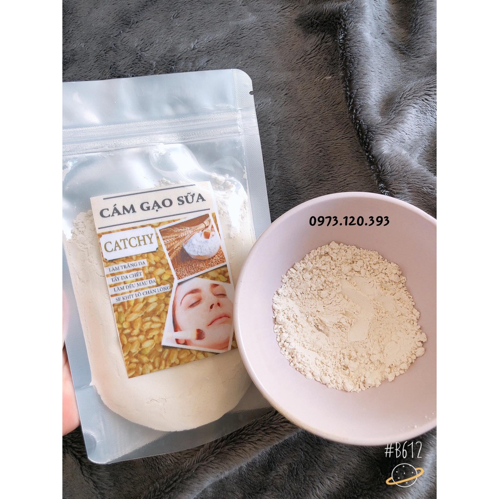 𝗛𝗔̀𝗡𝗚 𝗟𝗢𝗔̣𝗜 𝟭 Cám Gạo Sữa Catchy - Nguyên Chất Organic, Massage, tẩy da chết,tắm trắng, phù hợp cho mọi loại da.