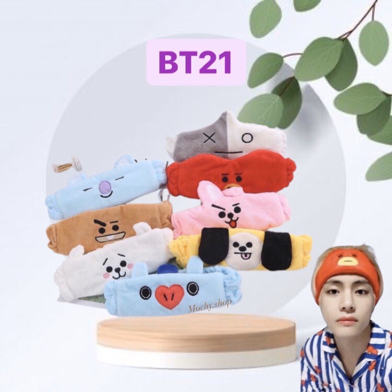 Băng Đô Đeo Đầu Hình Các Nhân Vật Bt21