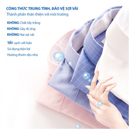 Combo 3 chai Nước giặt tẩy cổ áo Mao Bao 600ml/chai tẩy sạch cổ áo, tay áo, nách áo, không phai màu, không hại da tay