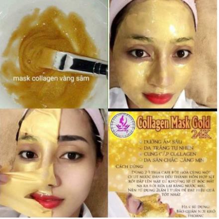 500gr mặt nạ collagen vàng sâm handmade