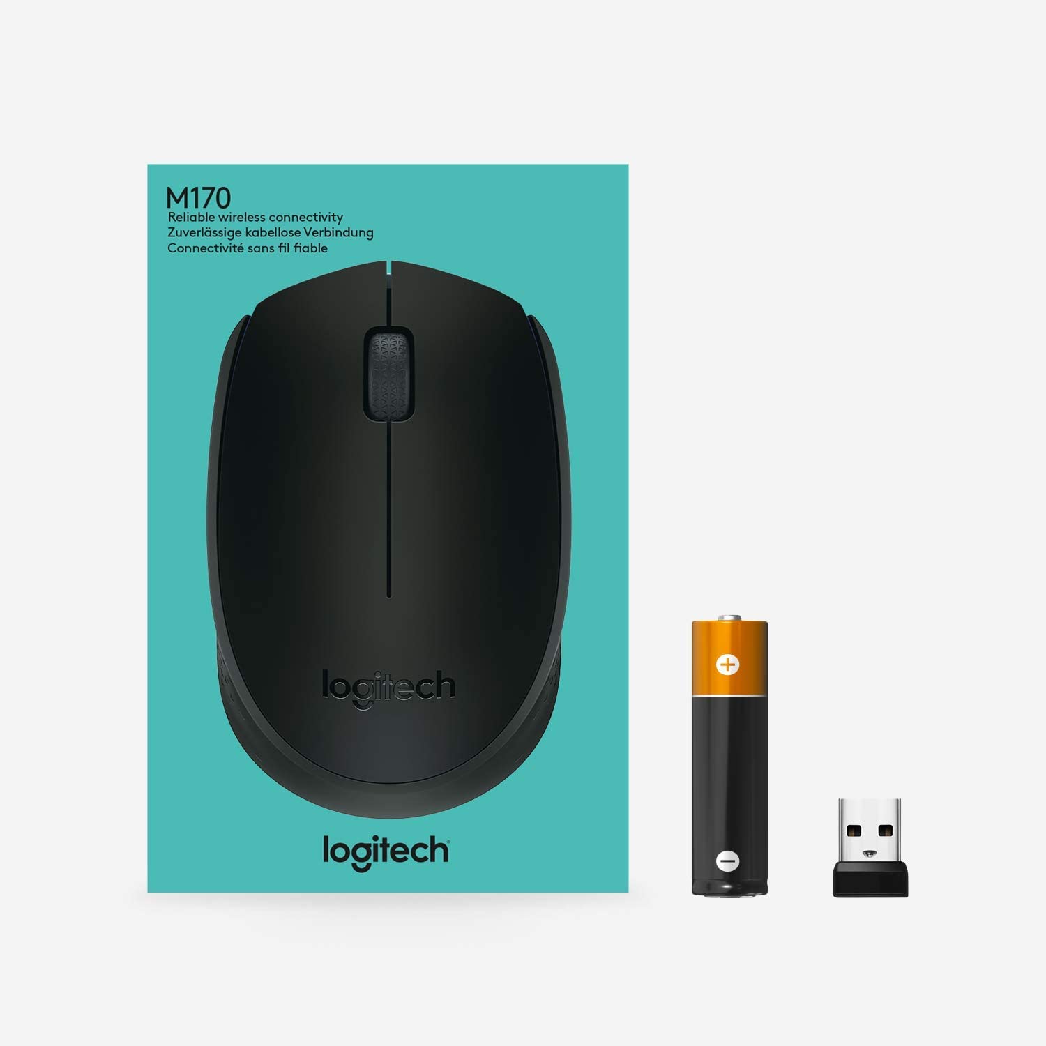 Chuột Không Dây Logitech M170 2.4 Ghz 12-monhs