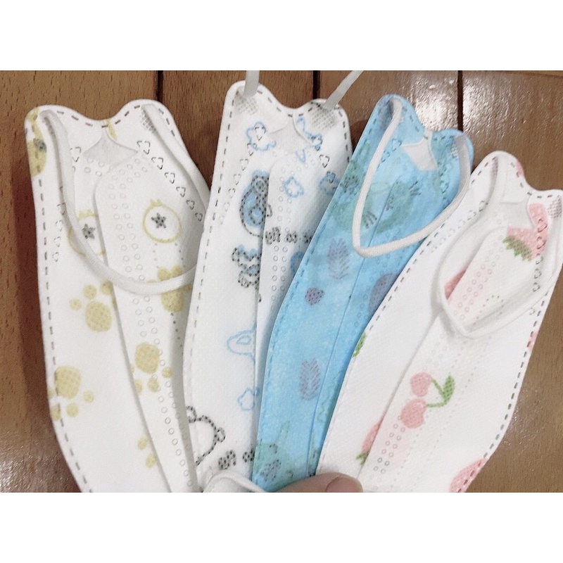 combo 100 chiếc khẩu trang trẻ em kf94 (Dành cho bé từ 4-10t)