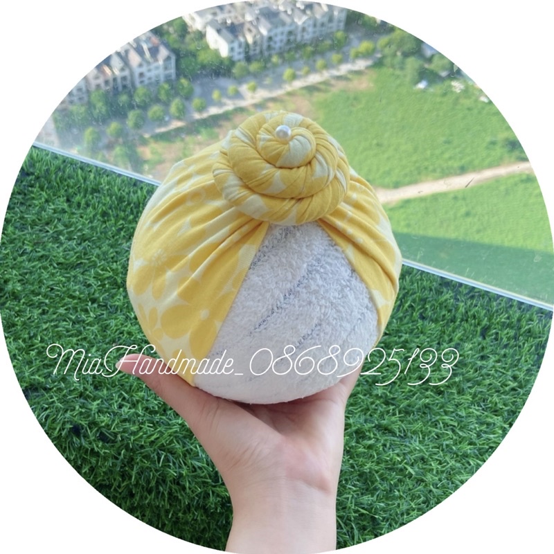 MŨ TURBAN CHO BÉ RẺ ĐẸP CHẤT COTTON MỀM MỊN