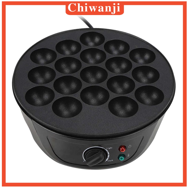 [Chiwanji] Máy làm chảo nấu ăn điện Takoyaki Tấm bóng 18 lỗ tại nhà