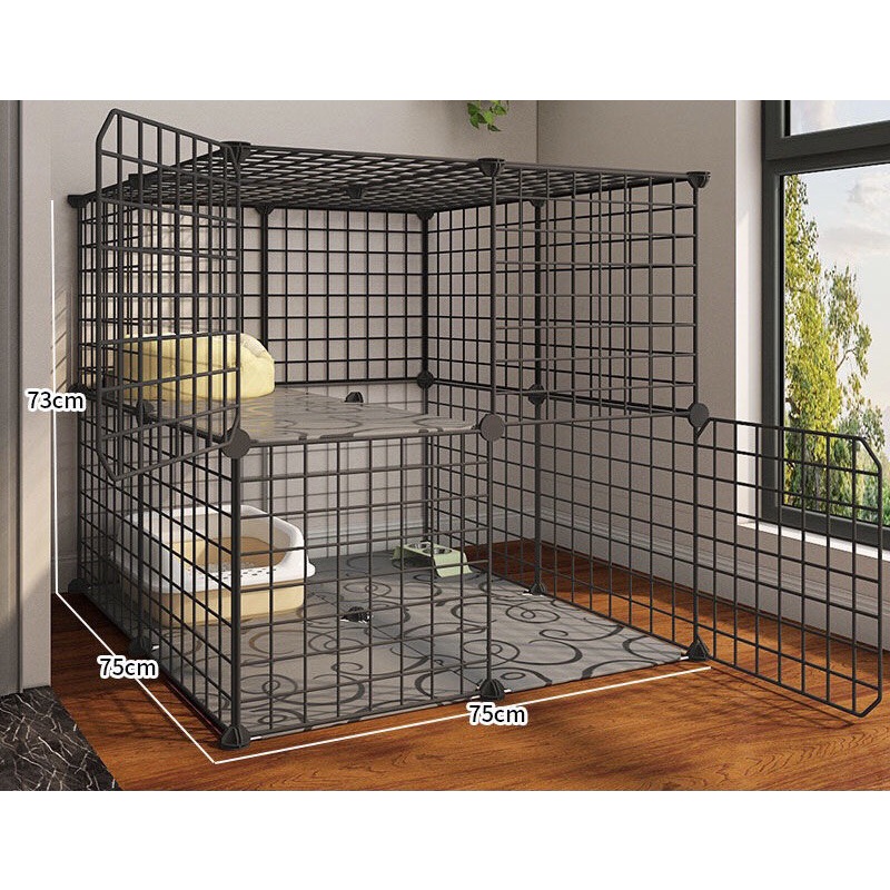 [TẶNG MÓC CHUỒNG] COMBO CHUỒNG, LỒNG LƯỚI THÉP LOẠI LỚN CHO CHÓ MÈO THÚ CƯNG ĐA NĂNG