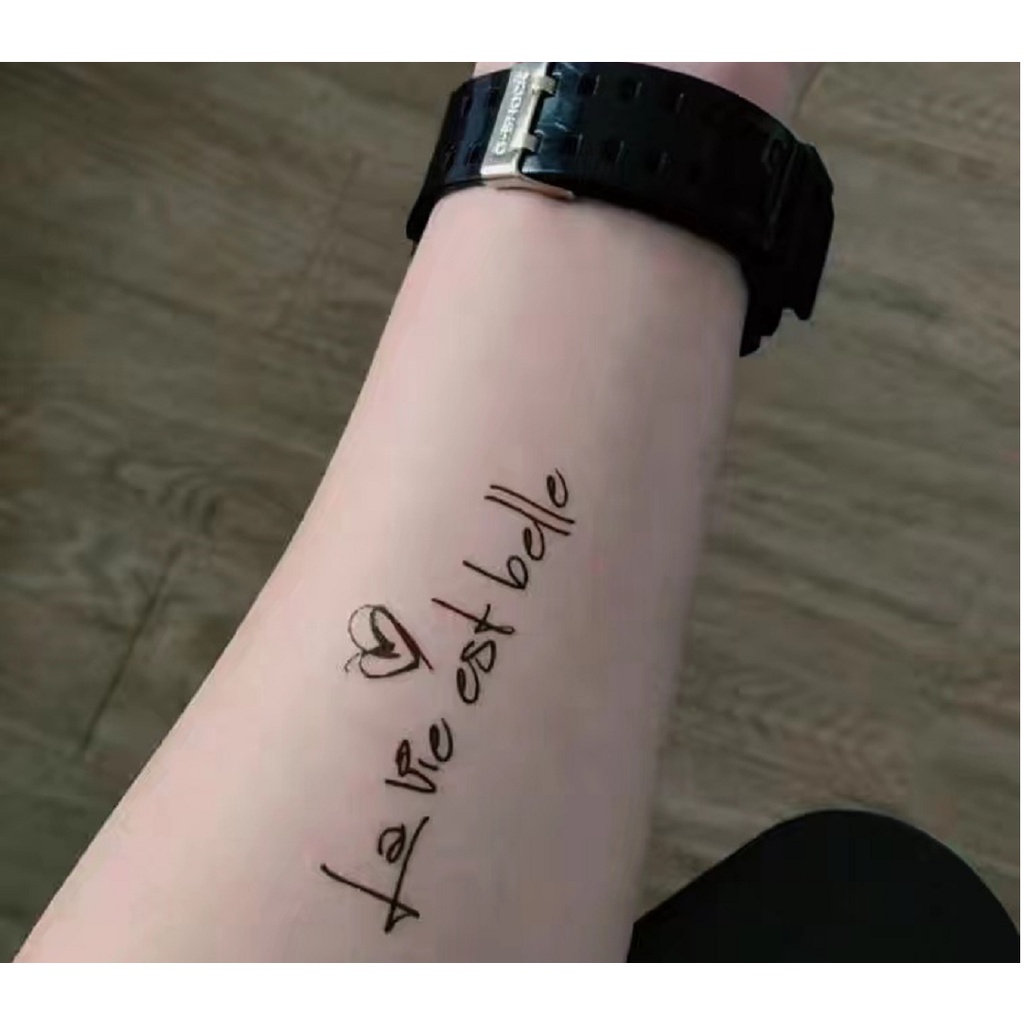 【SIYA Magic Tattoo】Hình Xăm Dán Tạm Thời 6cm x 10cm Chống Thấm Nước Kéo Dài 10~15 Ngày
