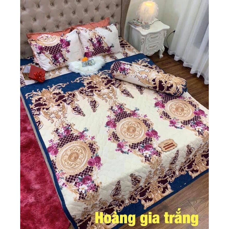 Xả Kho Bộ Ga Gối  FREESHIP  Bộ 1 ga + 2 vỏ gối cotton poly giới trẻ - set 3 món