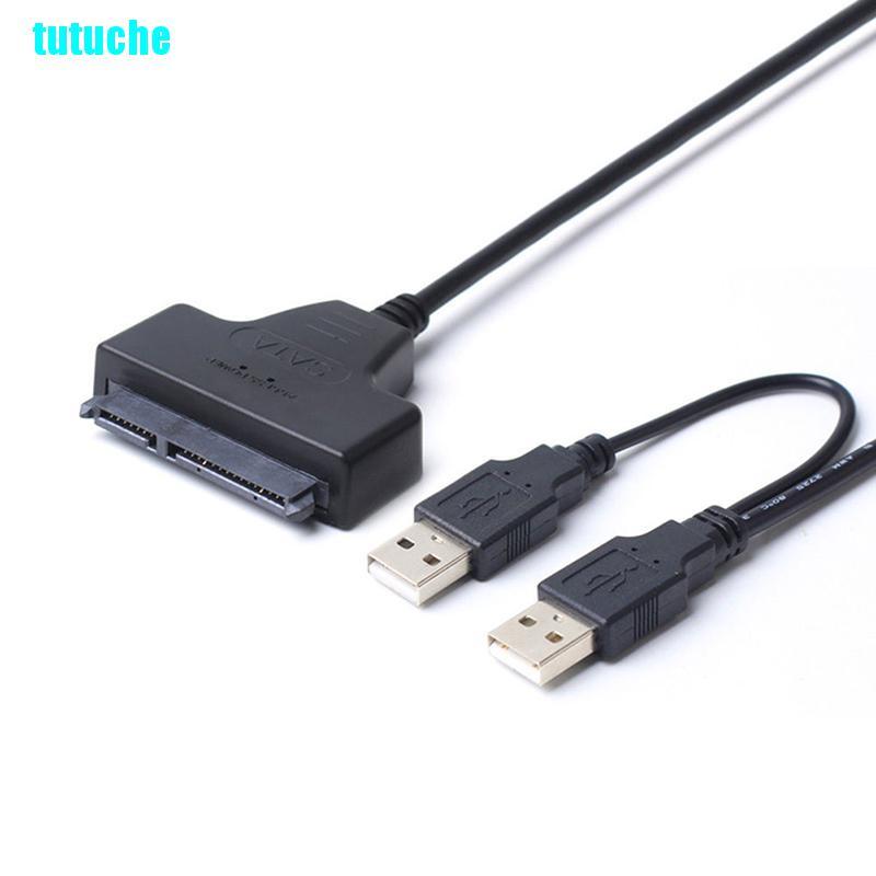 Cáp Chuyển Đổi Usb 2.0 Sang Sata Serial Ata Cho Ổ Cứng 2.5 "Hdd Ssd Laptop