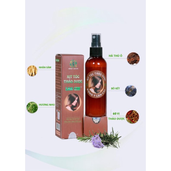 Xịt tóc THAO DUOC LAN CHI: K ich th ích mọc tóc, bóng tóc, mượt tóc ...