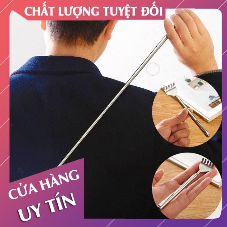 [Hàng loại 1] Gậy gãi lưng mini co giãn, cây gậy gãi ngứa inox chiều dài điều chỉnh linh hoạt  - Lan Chi Mart