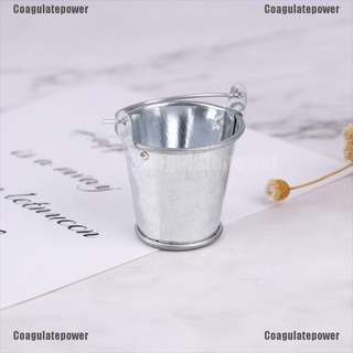 Xô Kim Loại Mini Trang Trí Nhà Búp Bê ~ 1 / 6 1 / 12