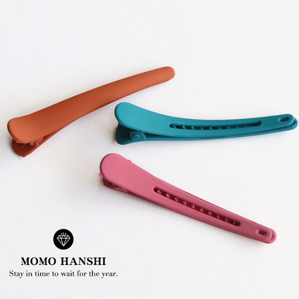 Kẹp tóc nữ kẹp mái bằng nhựa nhiều màu tiện lợi dễ sử dụng giá rẻ thanh lý