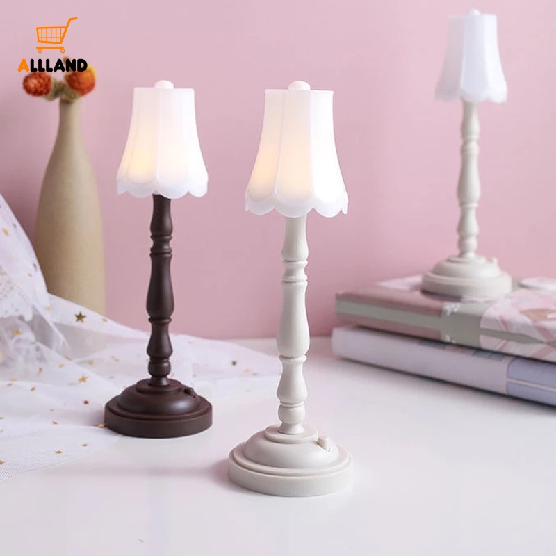 Đèn LED Để Bàn Trang Trí Có Công Tắc Bảo Vệ Mắt Phong Cách Retro Châu Âu