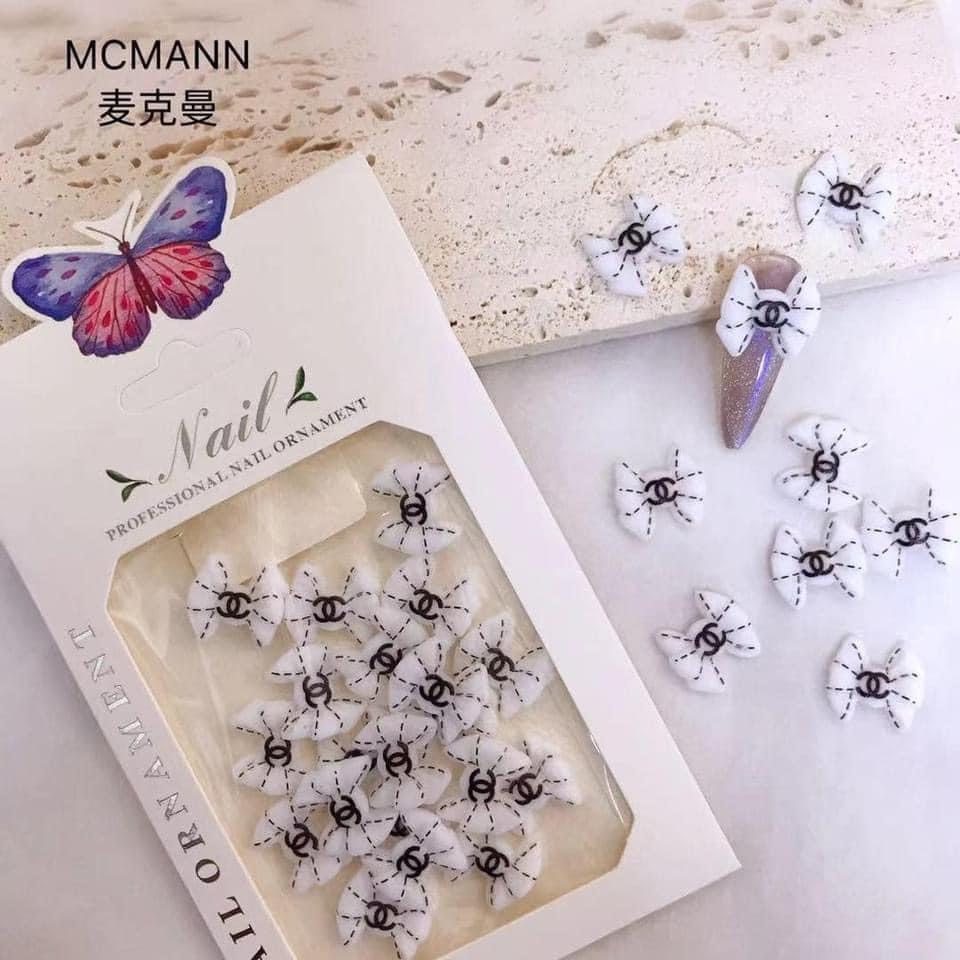 Set charm nail giả bột gắn móng cực xinh