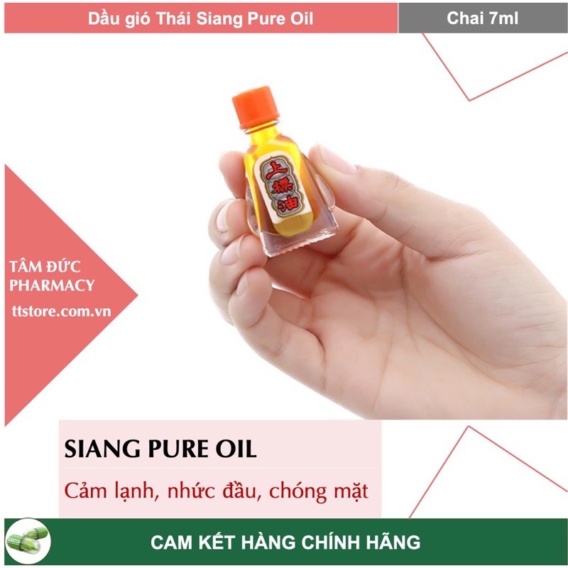 Chai Lớn 7ml Dầu Thái Lan Ông Già Nước Đỏ Siang Pure Oil 🇹🇭