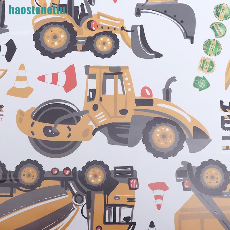 Miếng Dán Tường Hình Xe Tải / Xe Tải / Xe Tải Độc Đáo Trang Trí Phòng Bé Trai DIY