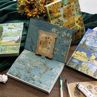Sổ hoạ tiết tranh Van Gogh