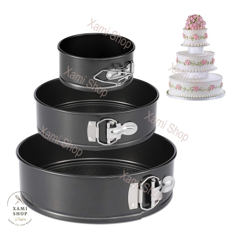 Combo 3 Khuôn Làm Bánh Chống Dính Khay Nướng Bánh Mì Dụng Cụ Làm Bánh