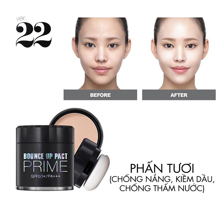 PHẤN TƯƠI BOUNCE UP PACT PRIME SPF50+/PA+++ VER 22 CHOSUNGAH