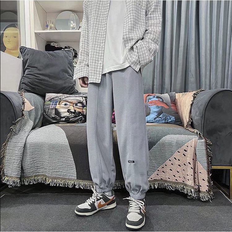 Quần Jogger Màu Trơn quần baggy nam Phong Cách Hàn Quốc quần thể thao nam dài Thời Trang quần tây nam
