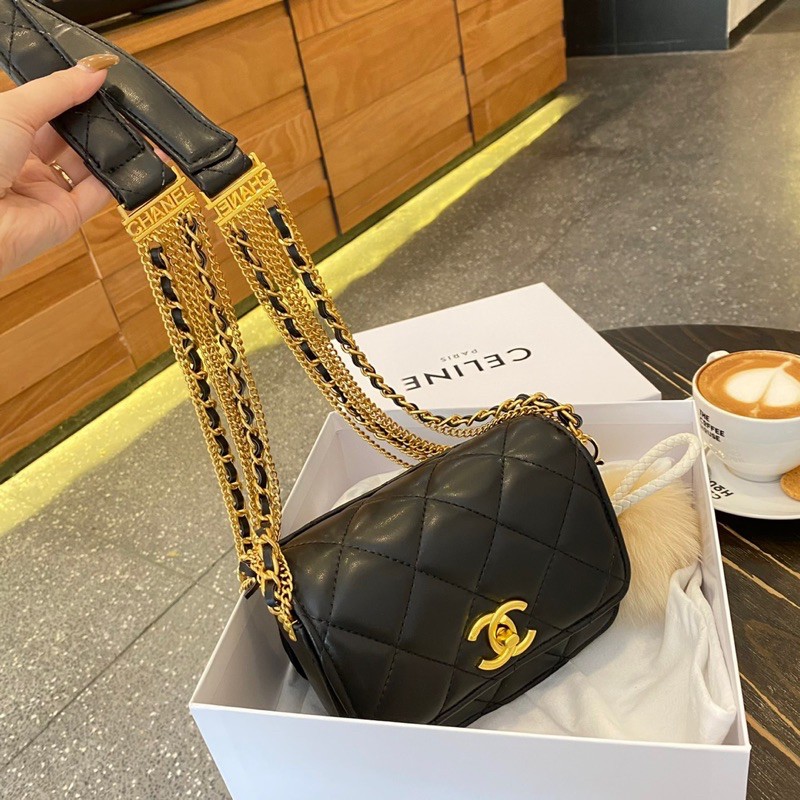 Túi €•hanel Ngọc Trinh vân trám mini | BigBuy360 - bigbuy360.vn