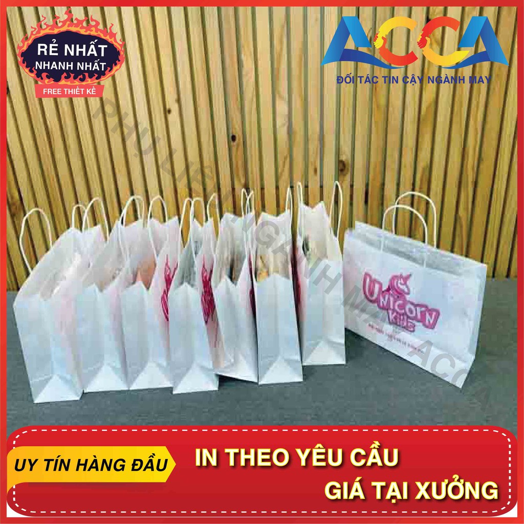 [HÀNG MẪU DÙNG THỬ] DỊCH VỤ IN TÚI GIẤY ĐỰNG QUÀ THEO YÊU CẦU_TÚI KRAFT, GIÁ CẠNH TRANH_MẪU MÃ ĐA DẠNG_NHÃN MÁC ACCA