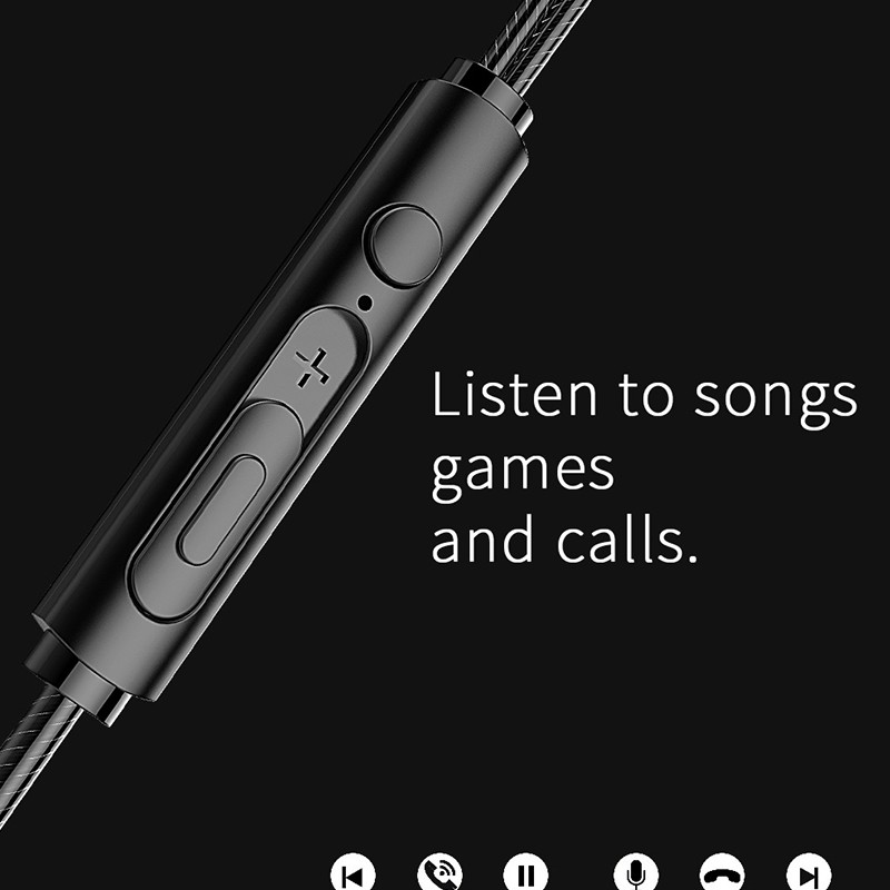 Tai Nghe Nhét Tai Newmsnr 6D Chống Nước IPX5 Jack 3.5mm Có Micro Chất Lượng Cao