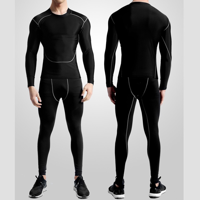 Quần áo giữ nhiệt nam hàng cao cấp - Đồ tập gym - Bộ legging nam chất co giãn 4 chiều-                       .