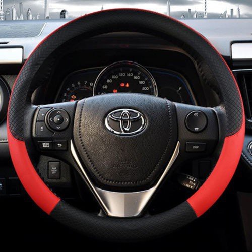 Bọc da vô lăng xe ô tô da mềm giá rẻ , bọc tay lái oto xe hơi phù hợp các dòng xe có đường kính vô lăng 37-38cm B02