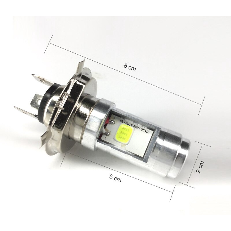 Đèn Pha Xe Máy Gobos 3 LED Siêu Sáng Chân H4 Phù Hợp Mọi Dòng Xe – Hàng Chính Hãng