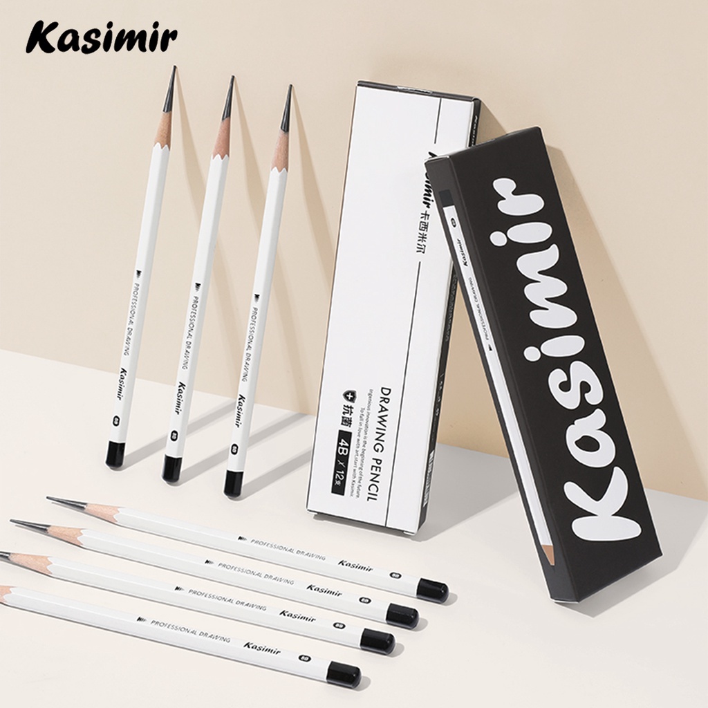 Set 14 Bút Chì Gỗ HB / 2B / 4B Chuyên Dụng Cho Học Sinh