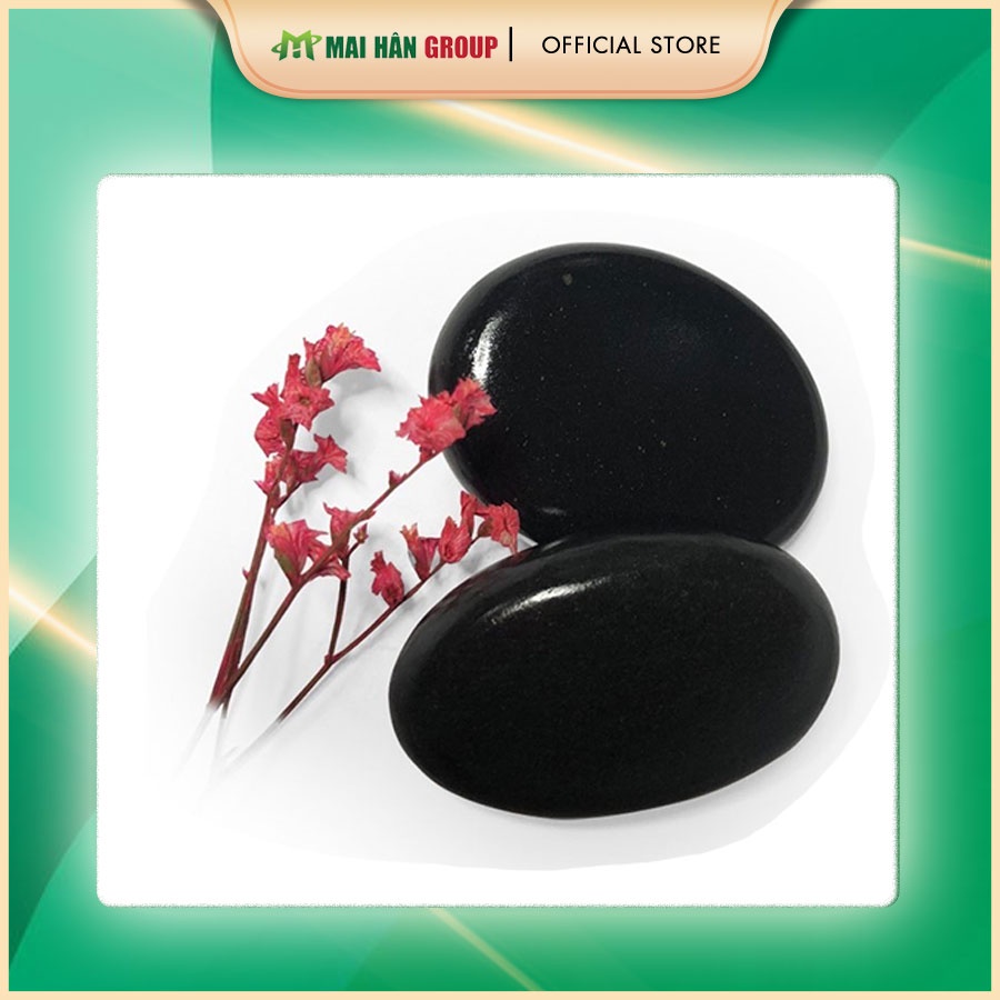 Bộ Viên Giá Sỉ Đá Nóng Massage Oval Trung - Đá Tự Nhiên