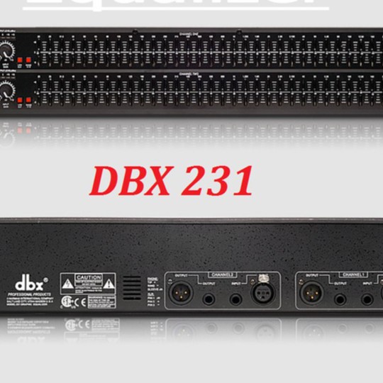 Đầu lọc xì Equalizer DBX 231 lọc âm thanh,bộ lọc âm giá rẻ