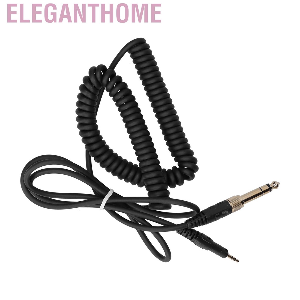 Eleganthome Stretchable Spring Headphone Audio Cord Replacement for Audio‑Technica ATH‑M50X M40X
