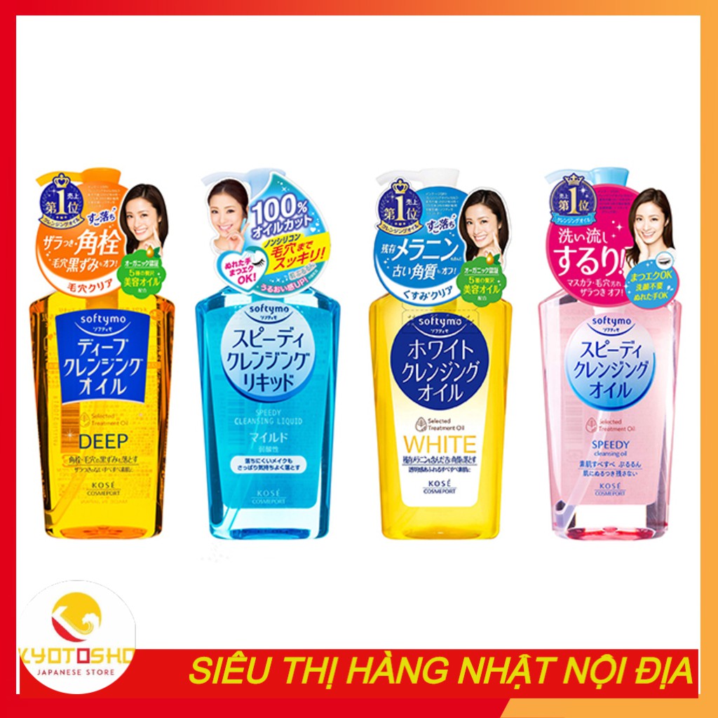 Dầu tẩy trang Kose Softymo Cleansing Nhật Bản