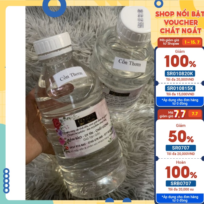 Cồn thơm chuyên pha tinh dầu ( nước hoa) 1 lít