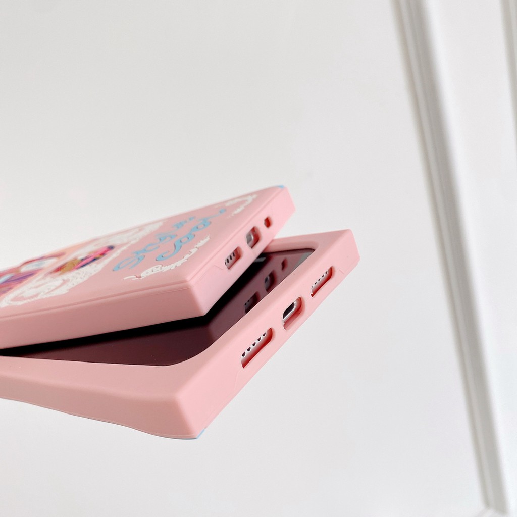 Ốp Điện Thoại Silicon Mềm Hình Cô Gái Cho Iphone 12 pro max 11 pro max xs max xr x 7 8 plus