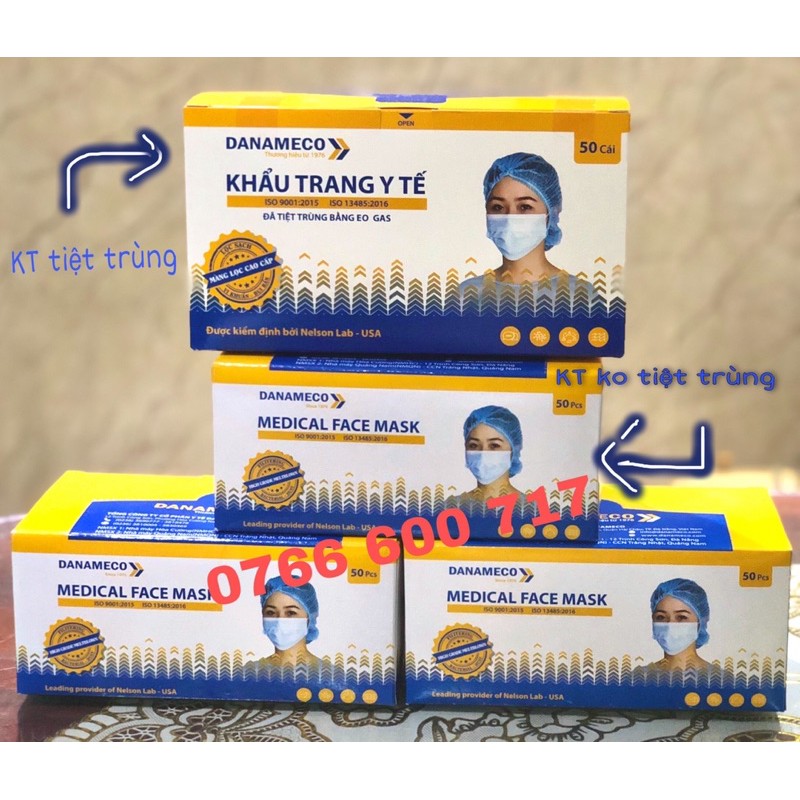 [HOT Mùa dịch] Khẩu trang Danameco với màng lọc cao cấp, lọc khuẩn >98%