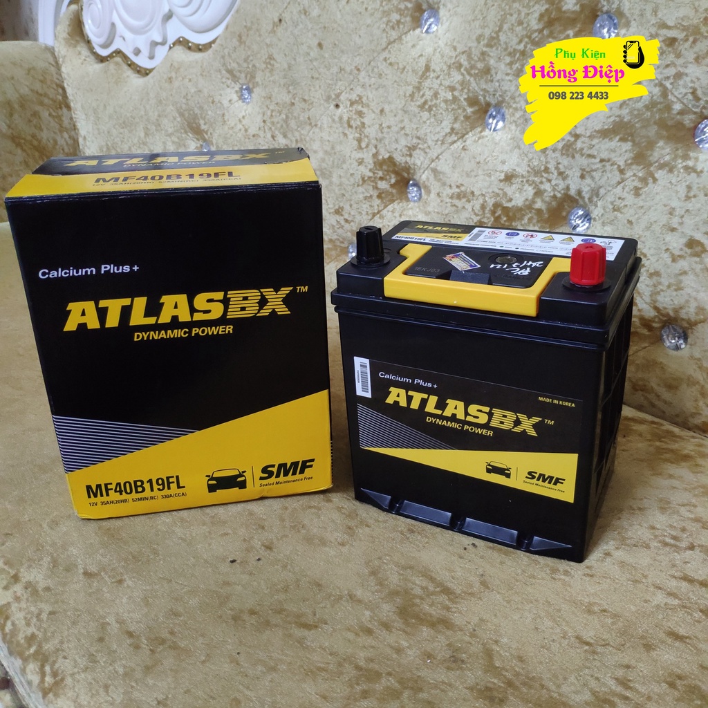 Bình Ắc Quy Atlas BX Lắp Morning - i10