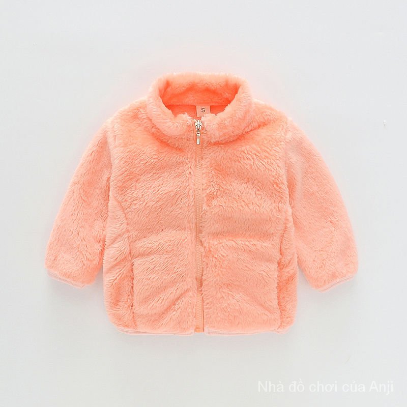 Luxury Autumn And Winter Girl's Coat Children's Top Winter Thick Velvet Boys