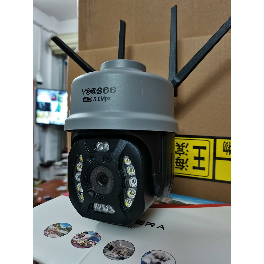 Camera Yoosee Ngoài Trời Ptz 4 RÂU 14 Led Xoay 360 Độ 5.0Mpx Full HD BH 5 NĂM Mẫu Mới 2021 - NỒI ĐỒNG CỐI ĐÁ | BigBuy360 - bigbuy360.vn