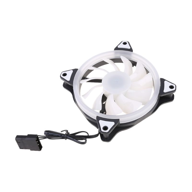 1 Bộ Quạt Tản Nhiệt Đèn LED RGB 120MM Tùy Chỉnh Kèm Ốc Vít Cho Máy Tính PC Laptop