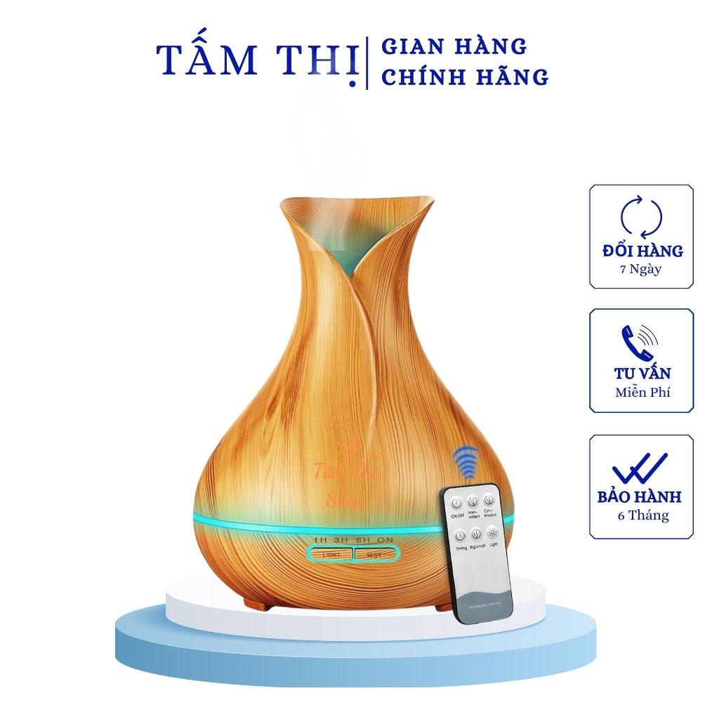 Máy Phun Sương Tinh Dầu TẤM THỊ Aroma Tulip 550Ml Tạo Ẩm Tỏa Hương Thơm Phòng Giúp Đuổi Muỗi &amp; Côn Trùng