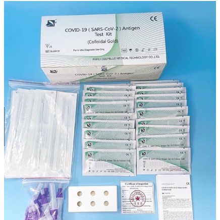 1 BỘ TEST NHANH TẠI NHÀ CÔNG NGHỆ ĐỨC DEEPBLUE ( SET LẠI SẢN PHẨM DO SHOPEE XÓA)