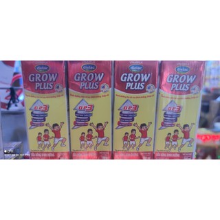 Sữa bột pha sẵn dielac grow plus 180ml - lốc 4 hộp x 180ml