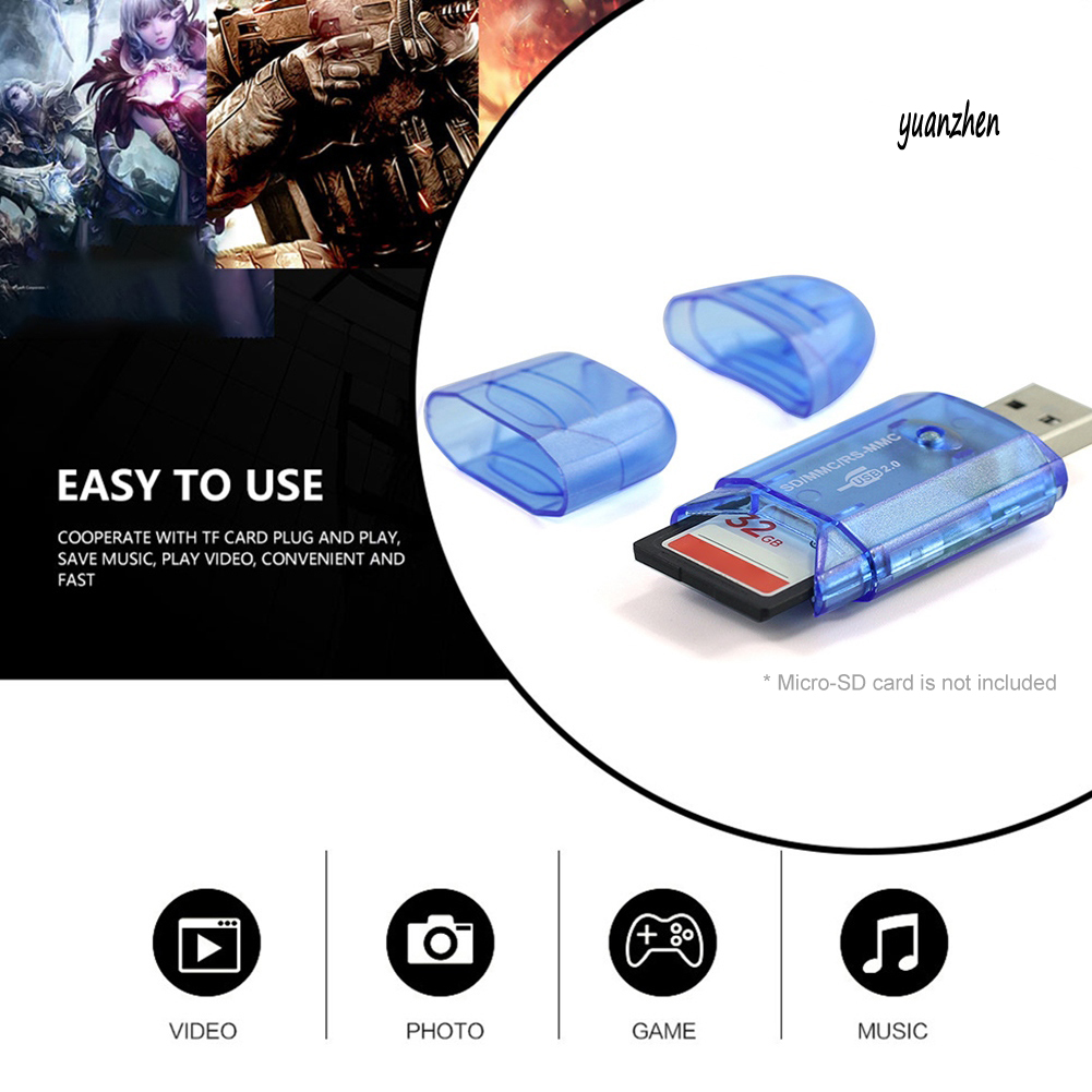 Đầu Đọc Thẻ Nhớ Usb 2.0 Tốc Độ Cao Cho Máy Tính | BigBuy360 - bigbuy360.vn